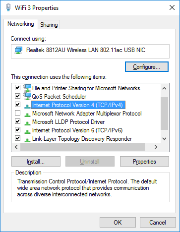 Adapter Properties