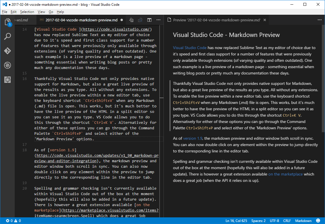 Visual Studio Preview