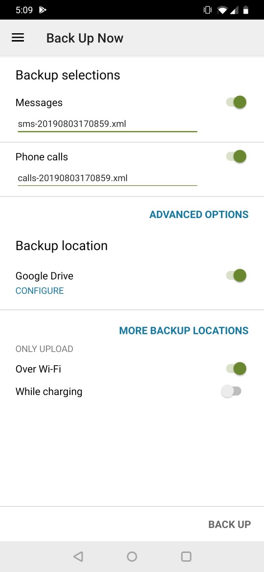 Android SMS Backup and Restore App
